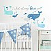 I WHALE ALWAYS LOVE YOU PEEL AND STICK GIANT WALL DECALS