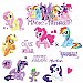 MY LITTLE PONY THE MOVIE PEEL AND STICK WALL DECALS