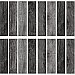 DISTRESSED BARN WOOD PLANK BLACK PEEL AND STICK GIANT WALL DECALS