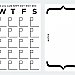 DRY ERASE CALENDAR PEEL AND STICK GIANT WALL DECAL SET