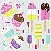 SWEET TREATS PEEL AND STICK WALL DECALS
