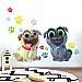 PUPPY DOG PALS PEEL AND STICK GIANT WALL DECALS