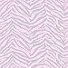 Mia Pink Faux Zebra Stripes Wallpaper