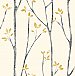 Ingrid Mustard Scandi Tree Wallpaper