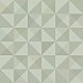 Dabria Green Geometric Wallpaper