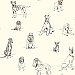 Ashford Toiles Dog's Life Wallpaper