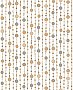 Beaded Curtain Removable Wallpaper